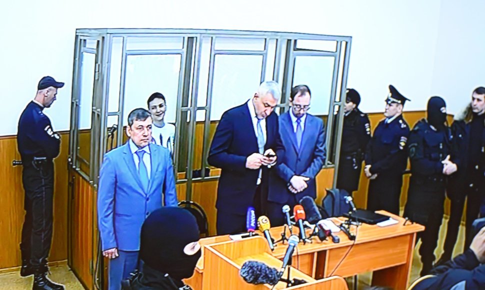 Teismo nuosprendžio paskelbimas Nadijai Savčenko 