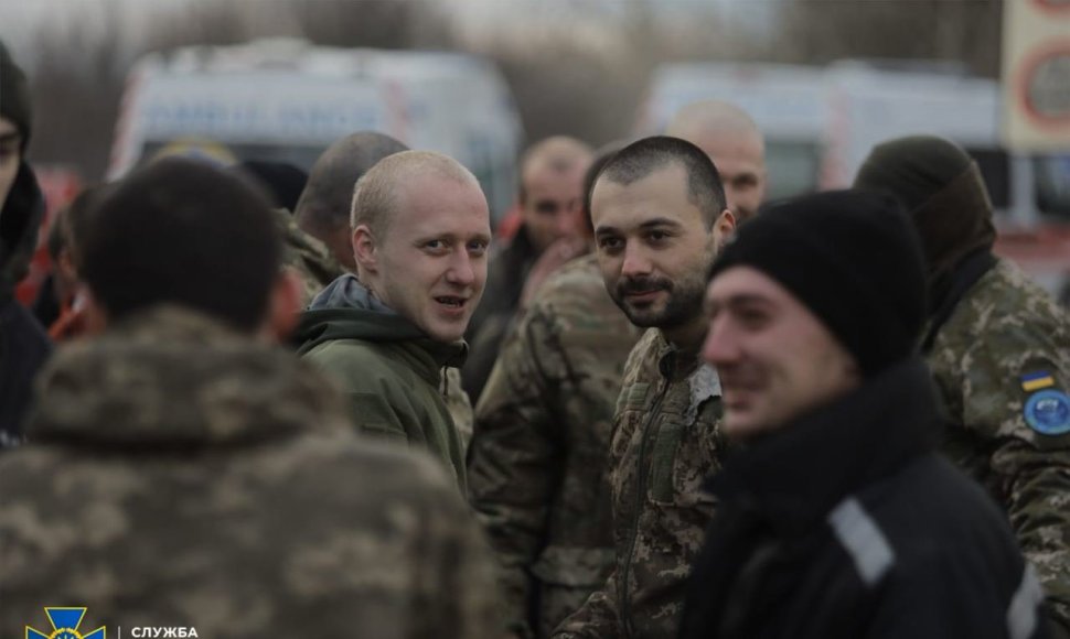 Ukrainos karo belaisvių sugrįžimas namo