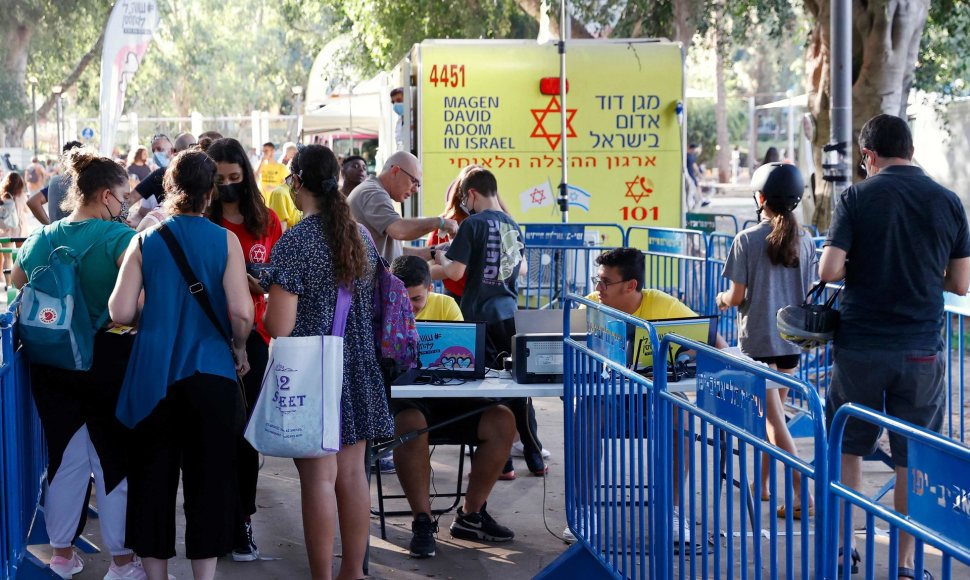 Izraelyje vėl daugėja užsikrėtimų koronavirusu