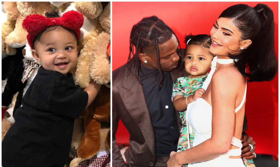 Travisas Scottas, Kylie Jenner ir Stormi Webster