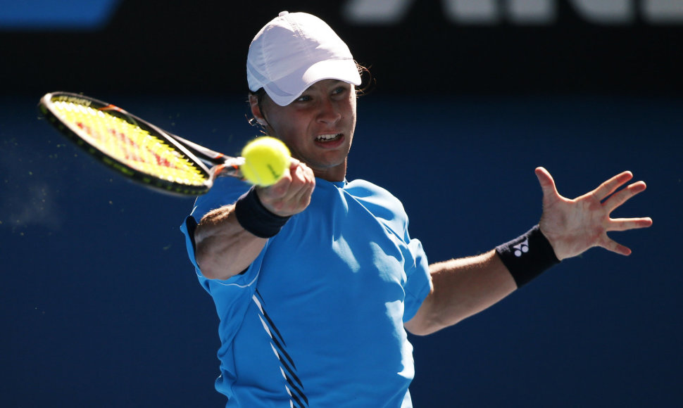 Ričardas Berankis pirmą kartą dalyvavo „Australian Open“ dvejetų turnyre
