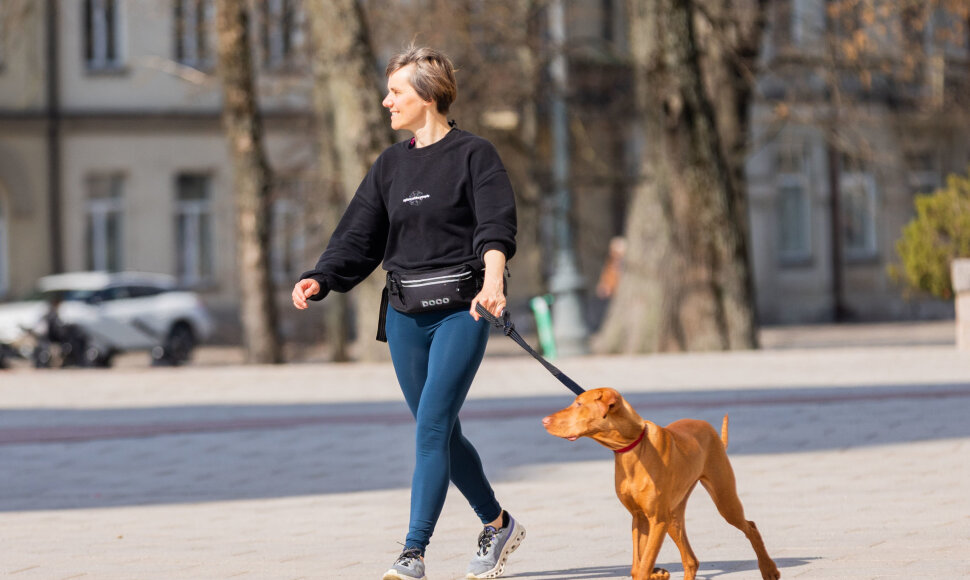 Vilniečiai džiaugiasi &scaron;iltais orais