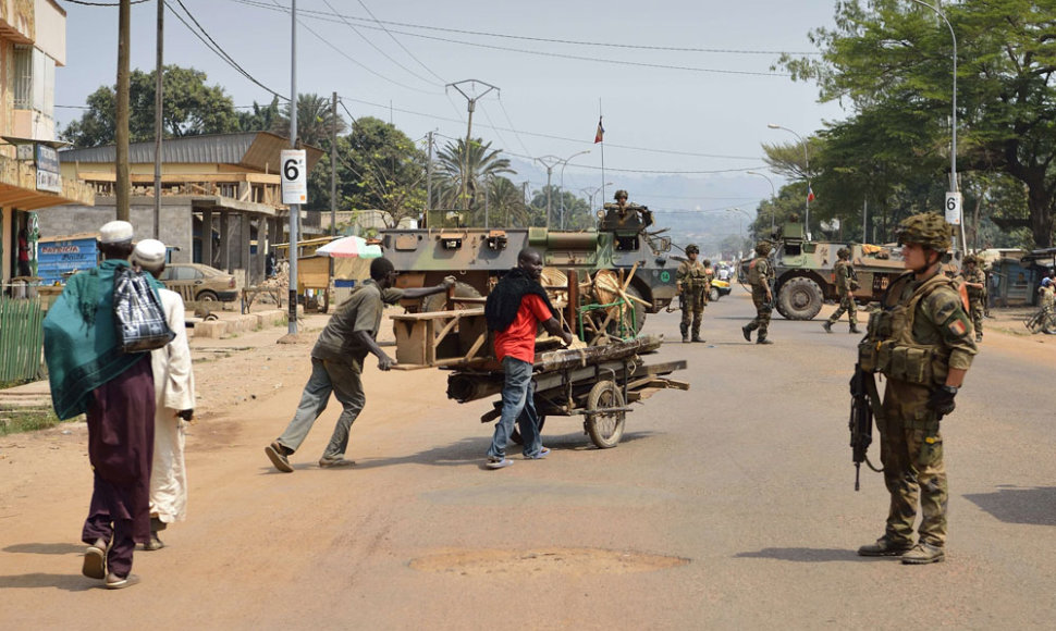 Prancūzų kariai Centrinės Afrikos Respublikoje