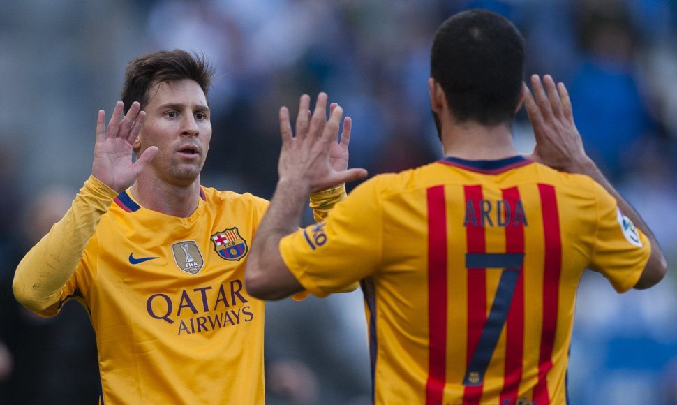 Lionelis Messi ir Arda Turanas