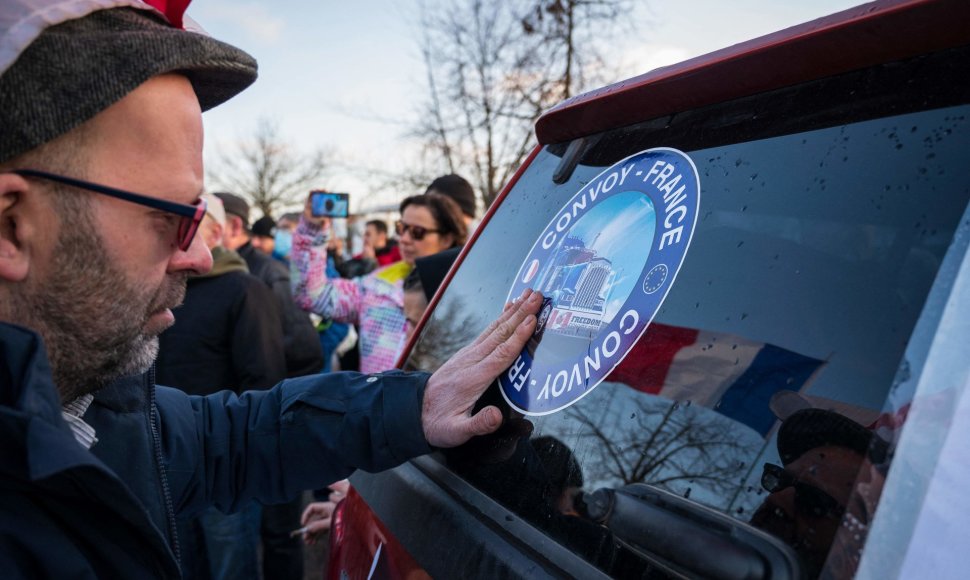 Protestuotojai Prancūzijoje