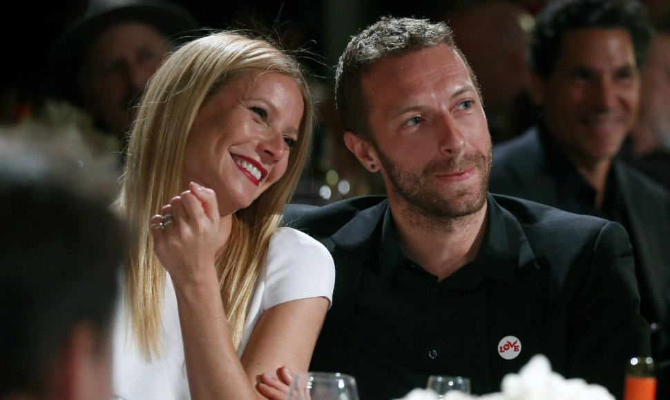 Gwyneth Paltrow ir Chrisas Martinas