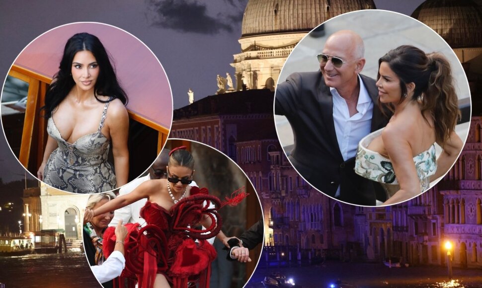 Jeffo Bezoso ir Lauren Sanchez vakarėlis prie&scaron; vestuves