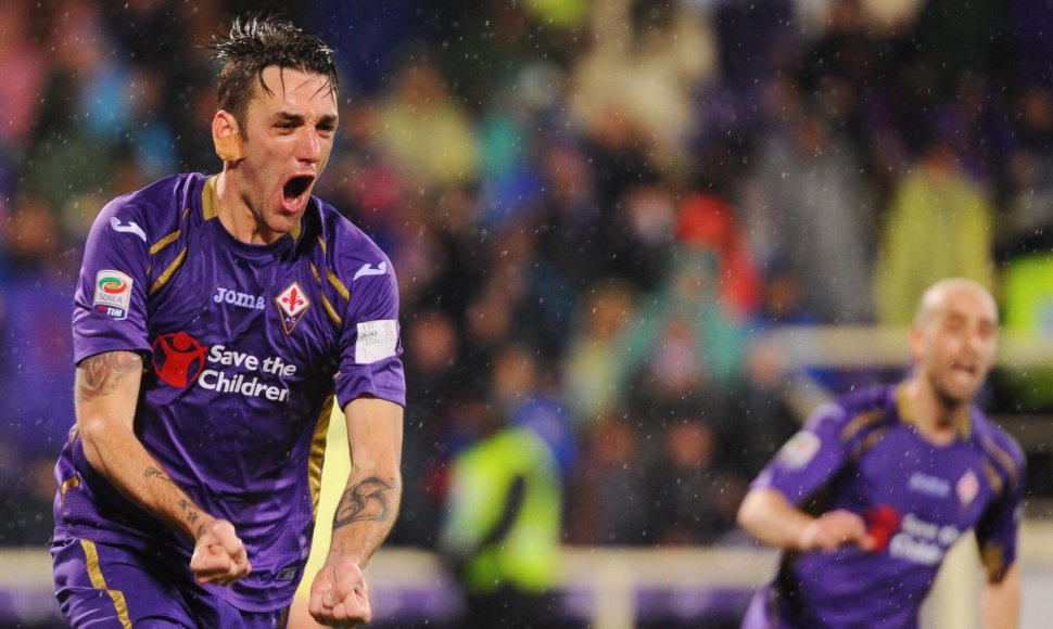 „Fiorentina“ žaidėjas Gonzalo Rodriguezas 