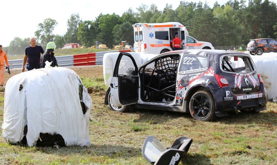 Ryčio Rutkausko automobilis po avarijos