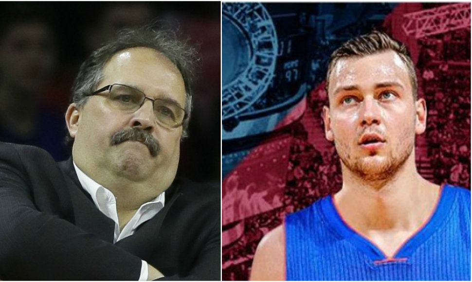 Stanas Van Gundy ir Donatas Motiejūnas