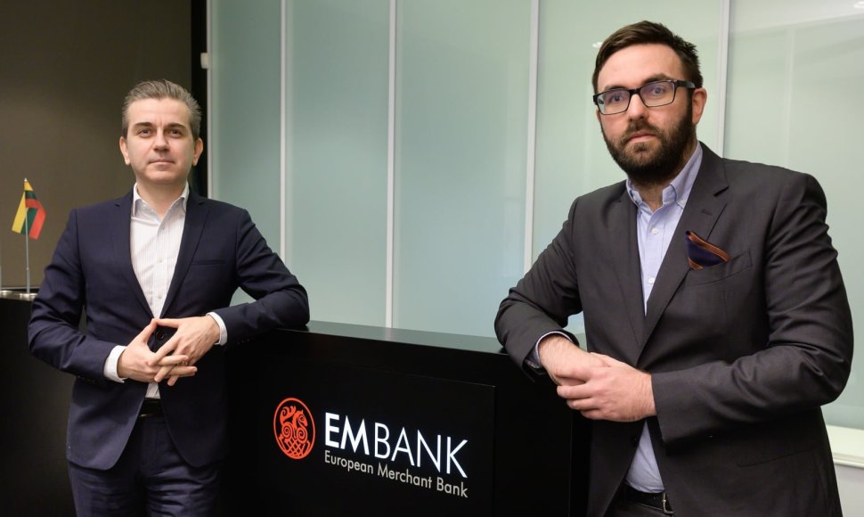 Sarp Demiray, EMBank vadovas ir Robertas Šapalas, Brandnomika vadovas