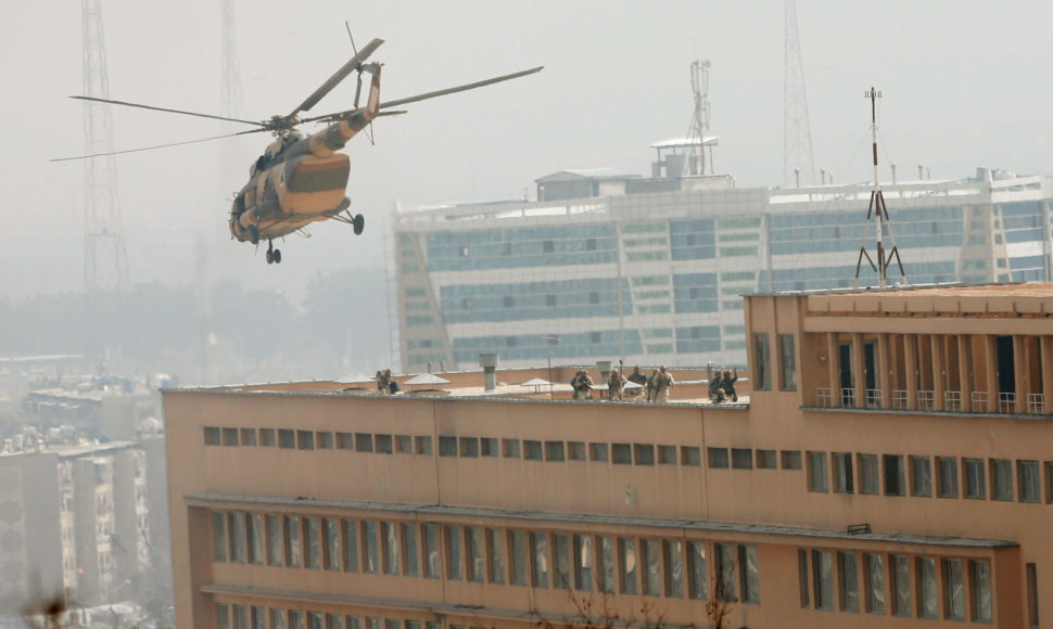 Afganistano saugumo pajėgos Kabule