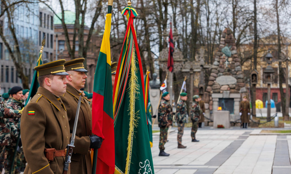 Šaulių vėliavos perdavimo ceremonija