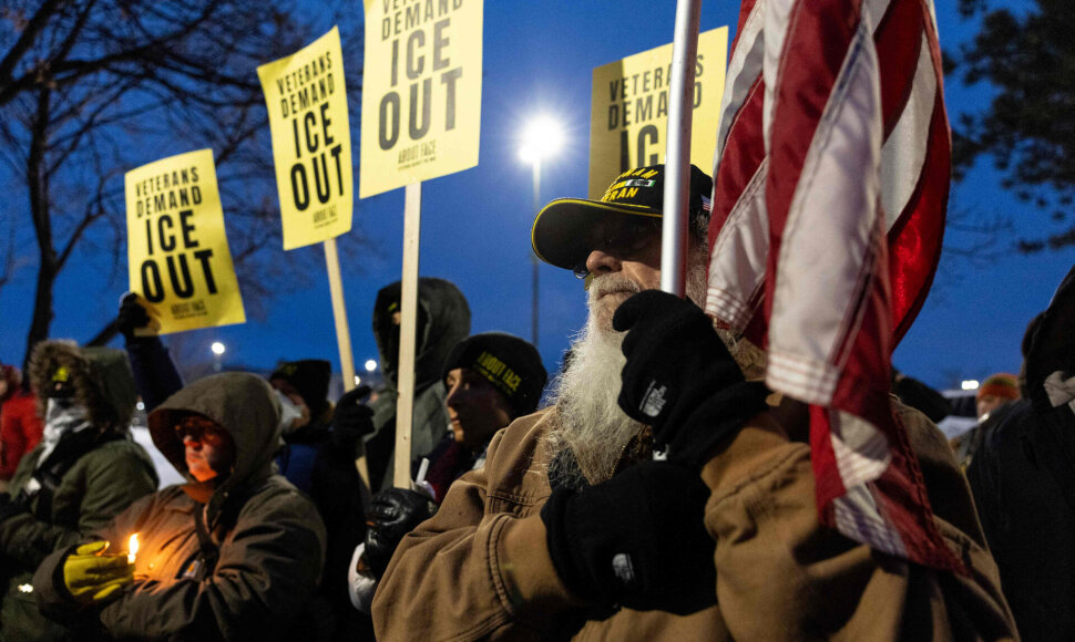 Protestai prie&scaron; ICE / JOHN MOORE / Getty Images via AFP