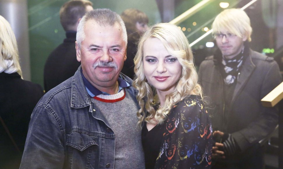 Renata Jampolskė su tėčiu Viktoru