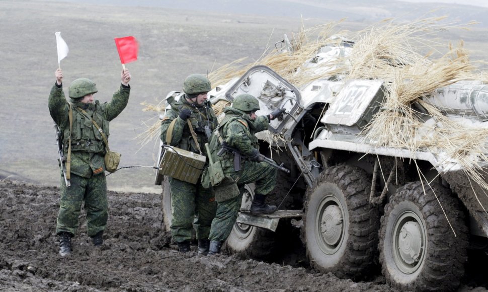 Rusijos remiami Luhansko separatistų kovotojai
