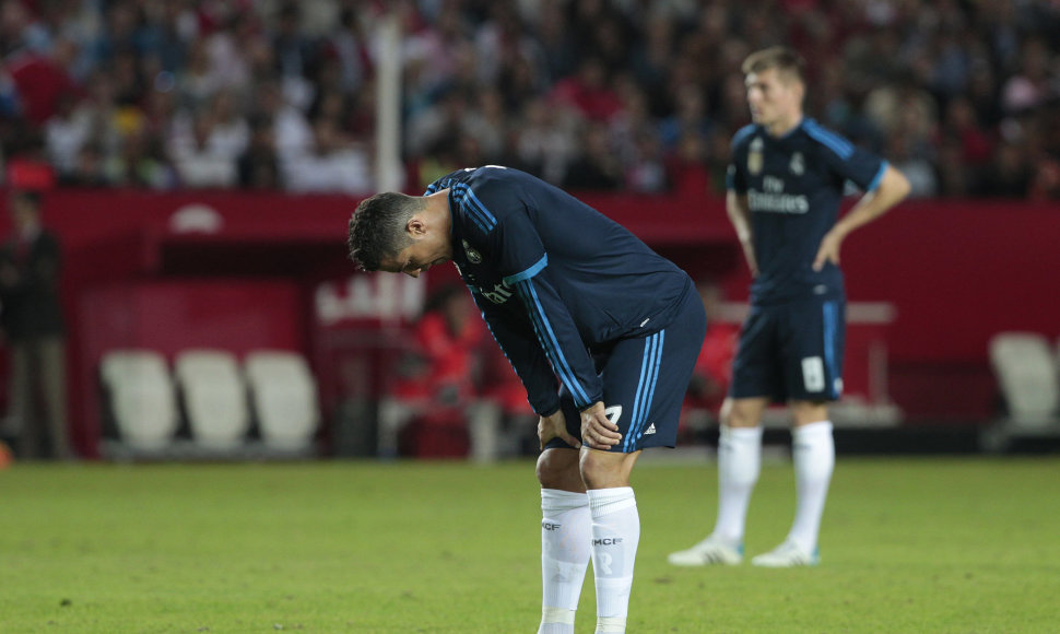 Nusivylęs Cristiano Ronaldo