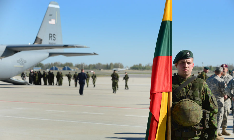 JAV karių kuopa jau yra Lietuvoje.