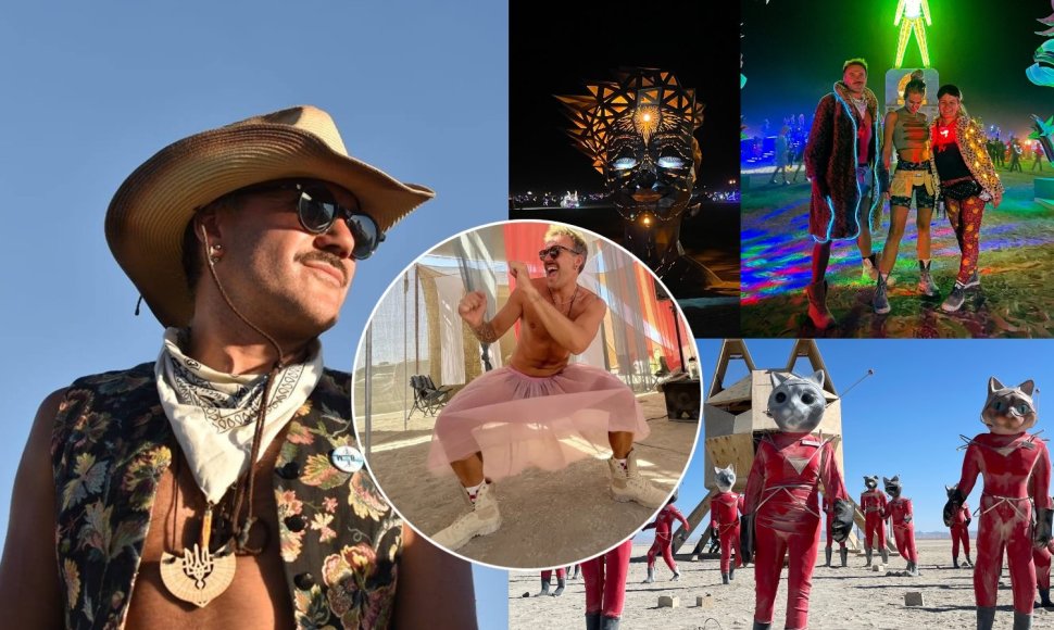 Kevinas Gigevič festivalyje „Burning Man“