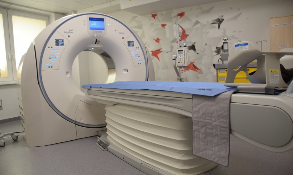 Naujasis kompiuterinis tomografas Klaipėdos universiteto ligoninėje
