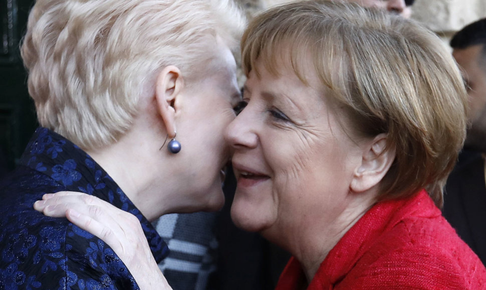 Dalia Grybauskaitė ir Angela Merkel