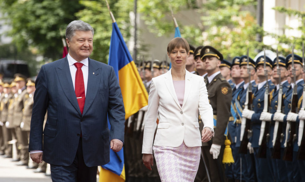 Petro Porošenka ir Kersti Kaljulaid 