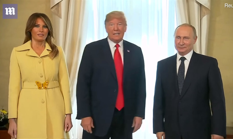 Melania Trump, Donaldas Trumpas ir Vladimiras Putinas