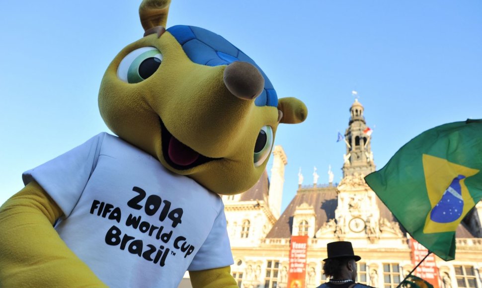 Pasaulio futbolo čempionato Brazilijoje talismanas – šarvuotis Fuleco