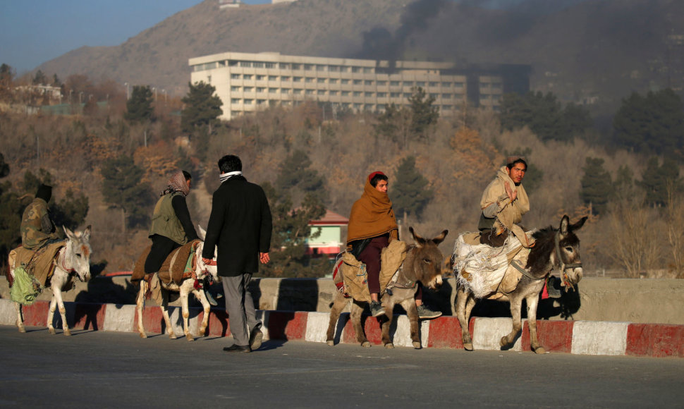 Prabangiame Afganistano sostinės viešbutyje – ginkluotas įsiveržimas