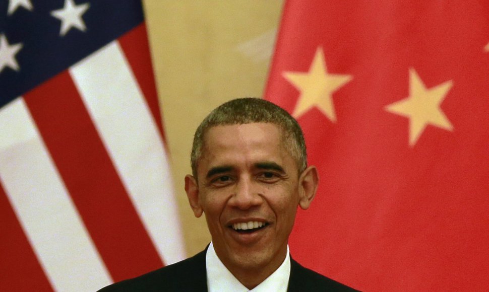 JAV prezidentas Barackas Obama Pekine