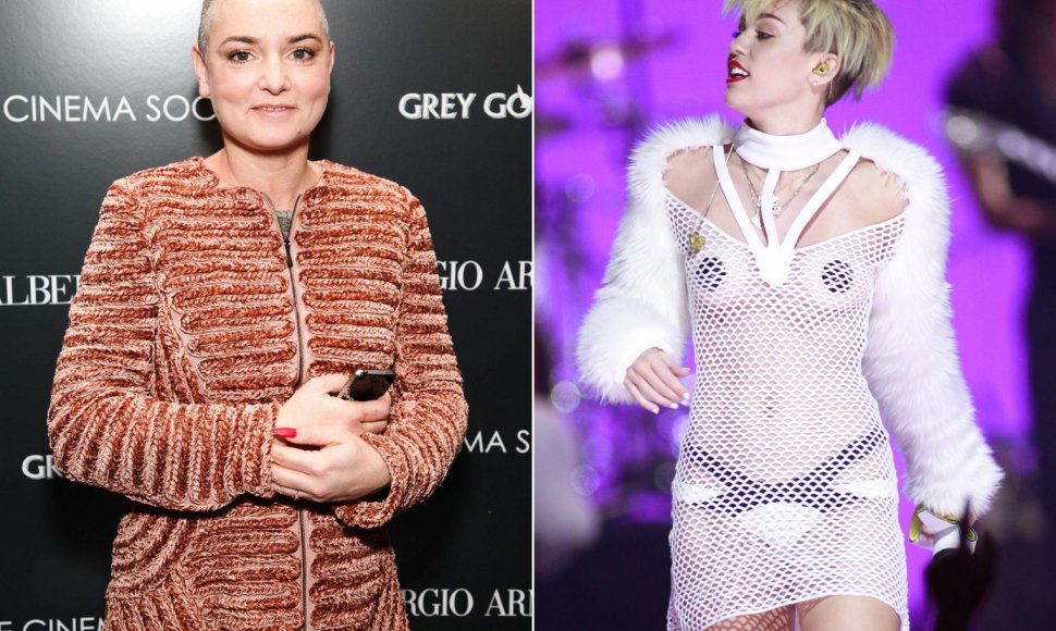 Sinead O'Connor ir Miley Cyrus