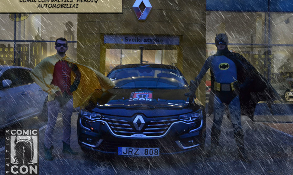 „Renault“ – oficialus „Comic Con Baltics“ automobilis