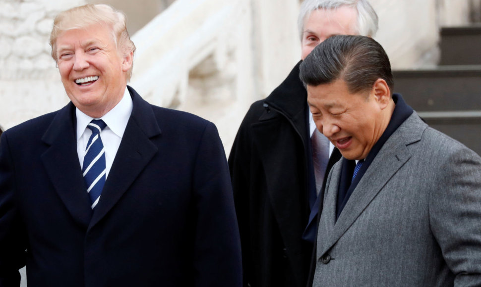 Donaldas Trumpas ir Xi Jinpingas
