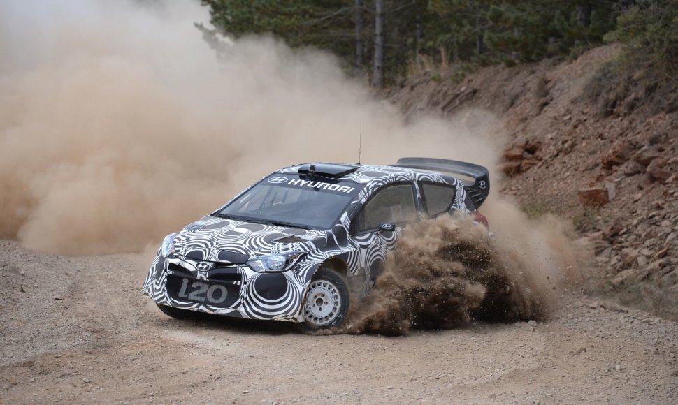 „Hyundai i20 WRC“ bandymai