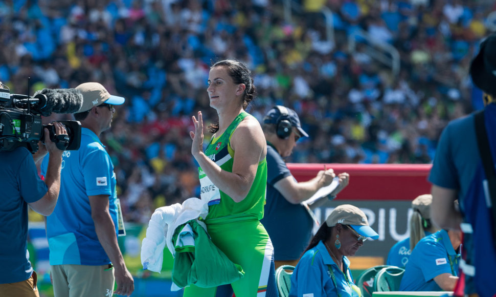 Zinaida Sendriūtė Rio olimpinėse žaidynėse liko dešimta