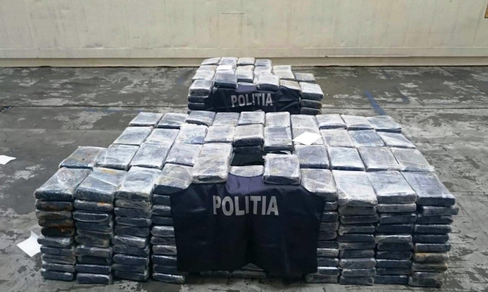Rumunijos policija sulaikė didelę kokaino siuntą