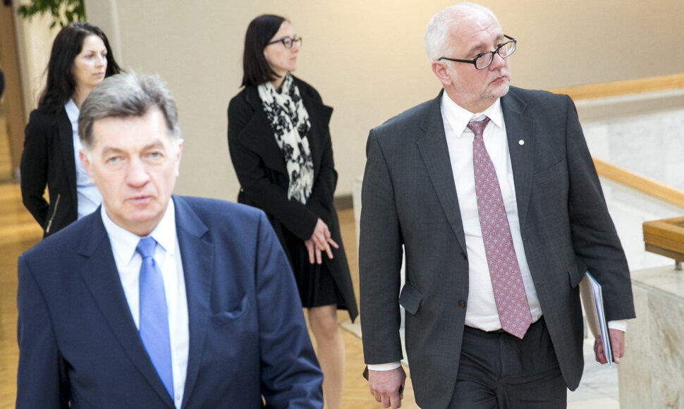Algirdas Butkevičius ir Dainius Pavalkis
