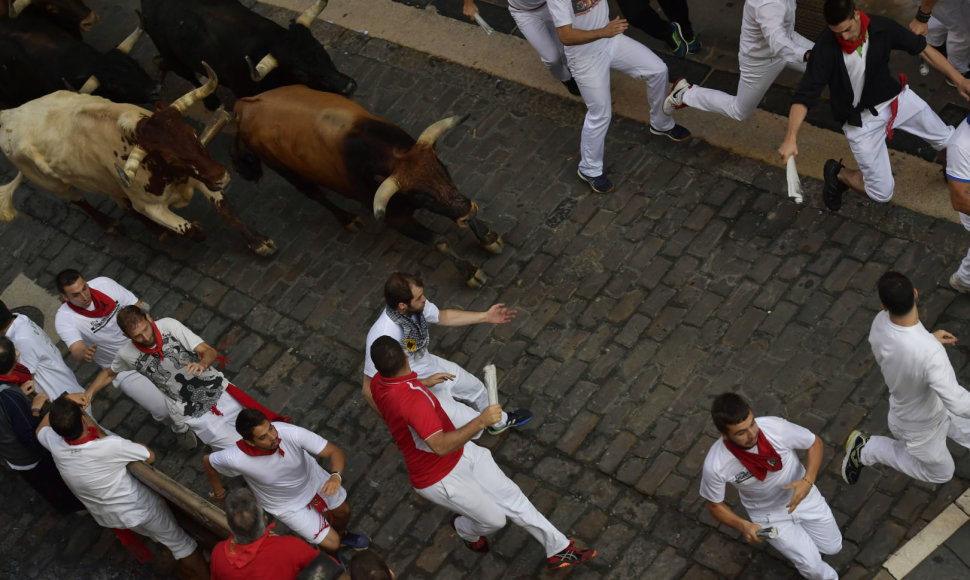 San Fermino festivalis Pamplonoje