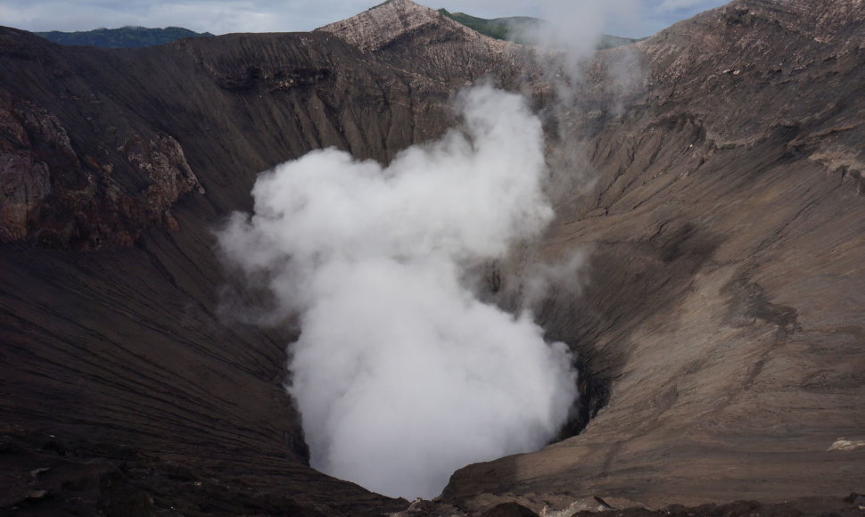 Indonezija, Bromo ugnikalnio krateris