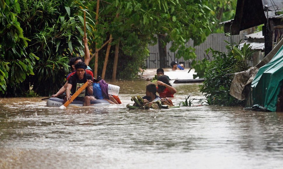 Potvynis po atogrąžų audros Filipinuose