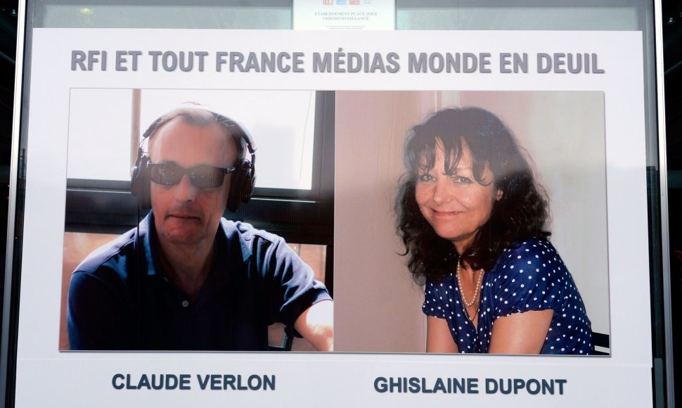 Nužudyti prancūzai žurnalistai Claude'as Verlonas ir Ghislaine Dupont