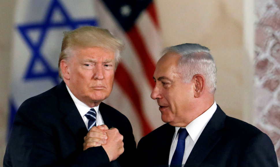 Donaldas Trumpas ir Benjaminas Netanyahu