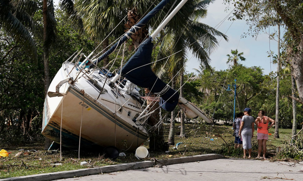 Uraganas Irma pridarė nemažai nuostolių Majamyje