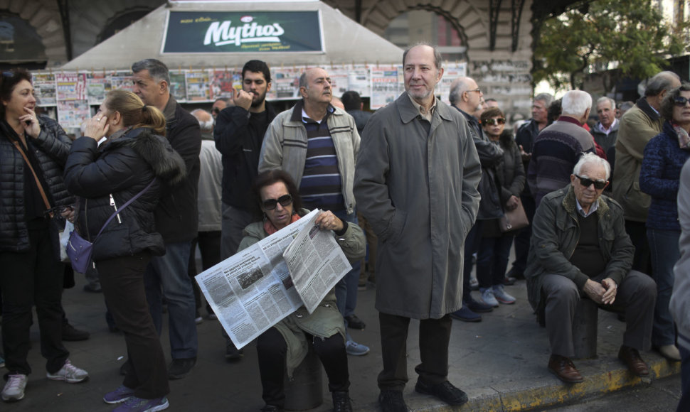 Graikijoje vyksta visuotinis streikas dėl griežtų taupymo priemonių