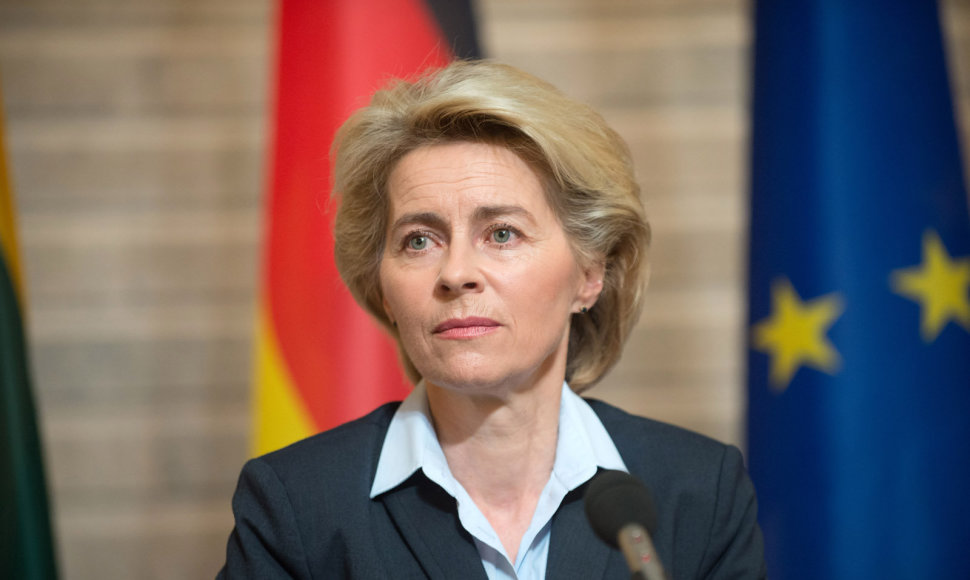 Į Lietuvą atvyko Vokietijos gynybos ministrė dr. Ursula von der Leyen