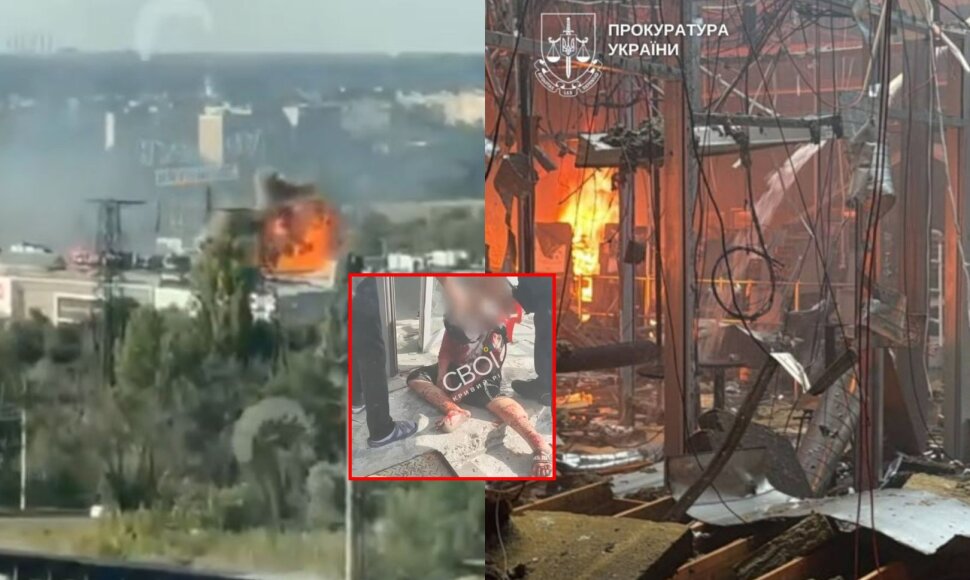 Rusija atakavo prekybos centra Kryvyj Rihe