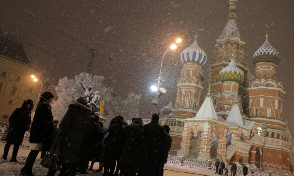 Sniegas Maskvoje 