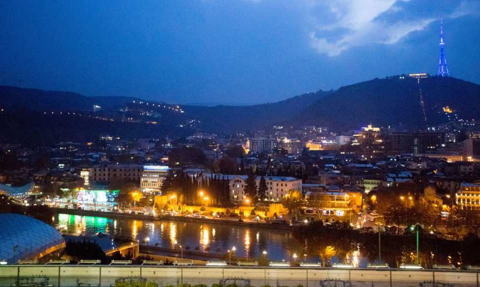 Gruzijos sostinės Tbilisio kasdienybė