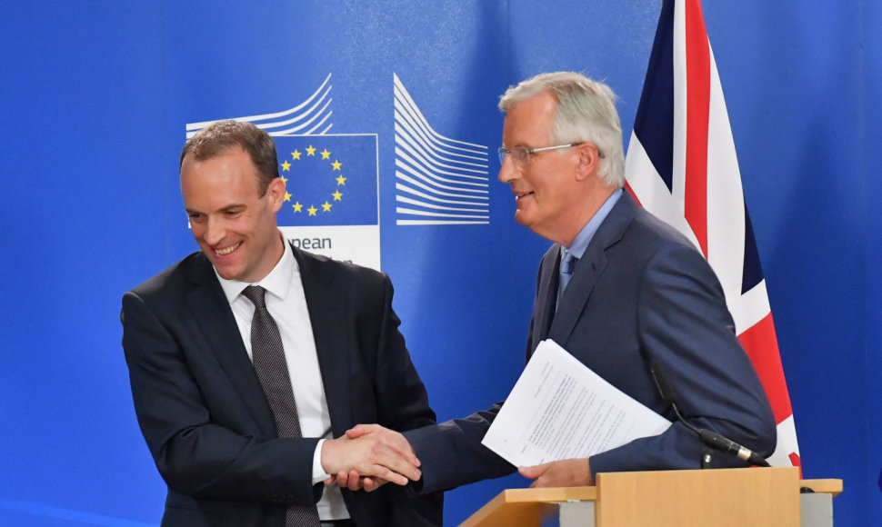Dominicas Raabas ir Michelis Barnier