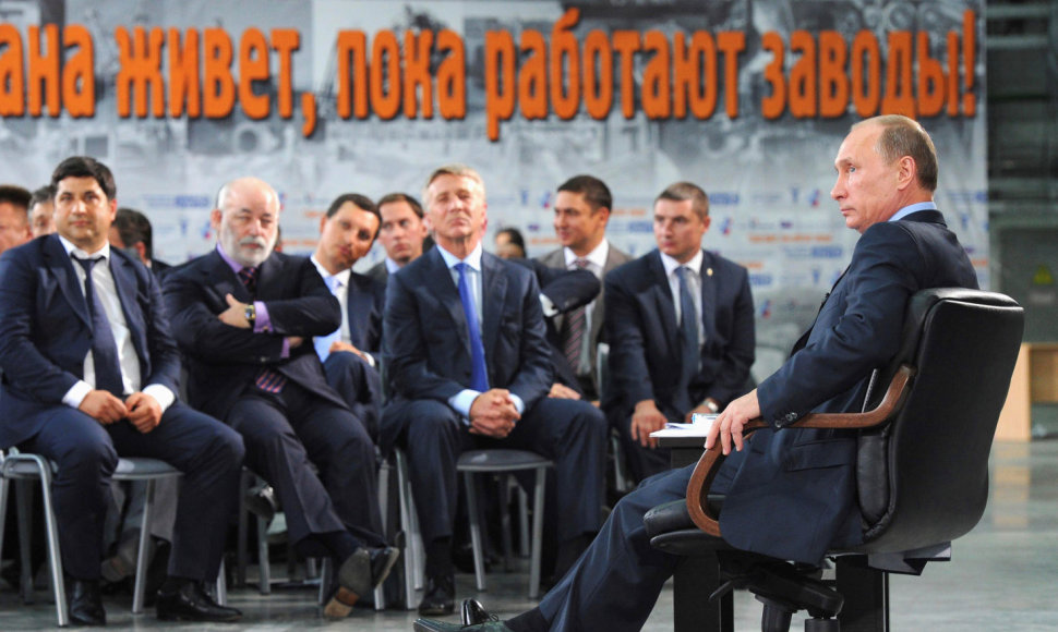 Vladimiras Putinas susitikime su Rusijos verslininkais